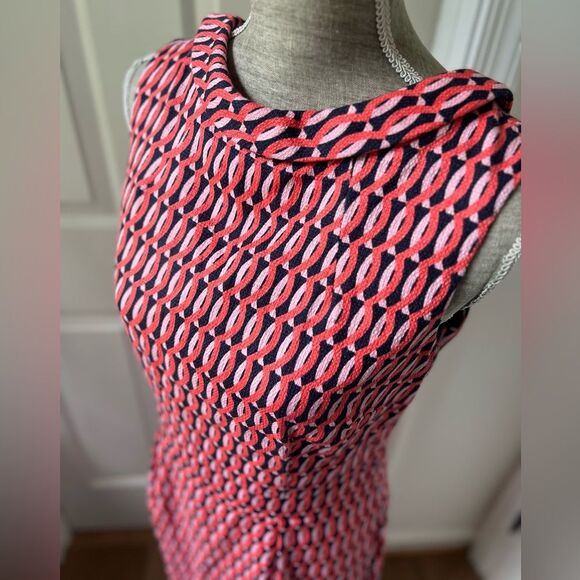 BODEN | Martha Dress in Conker Trellis 8 Long - Picture 3 of 6